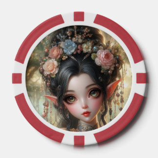 Oriental Elven Playing Cards Poker Chips