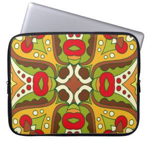 Oriental Ethnic Style Seamless Pattern Laptop Sleeve