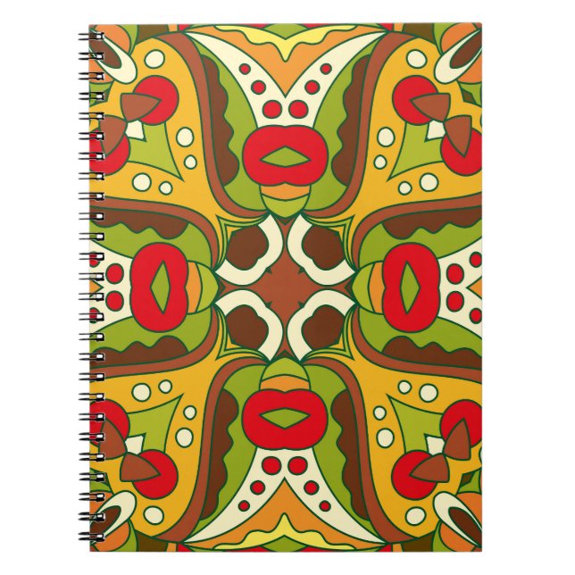 Oriental Ethnic Style Seamless Pattern Notebook (Front)
