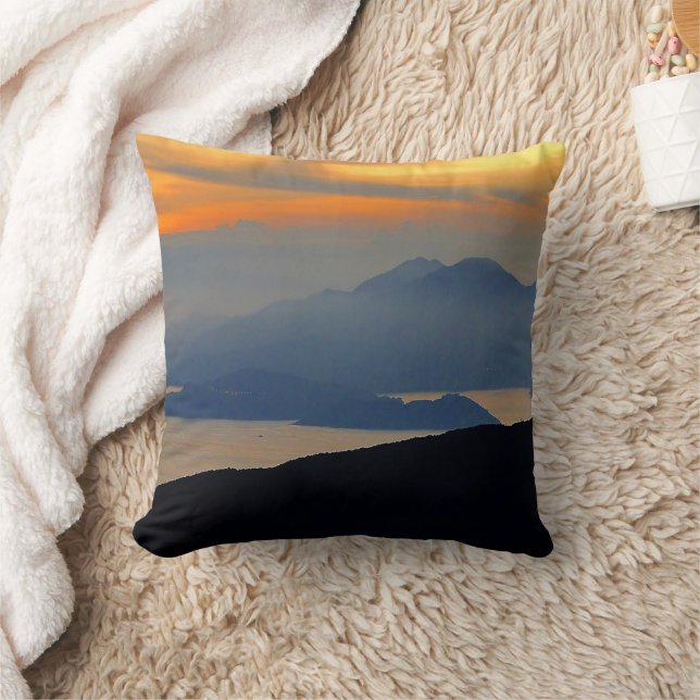 Oriental Evening Mist Cushion (Blanket)