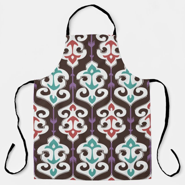 Oriental fabric ornament seamless pattern apron (Front)