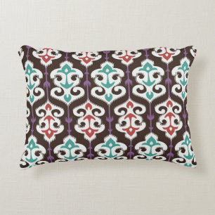 Oriental fabric ornament seamless pattern decorative cushion