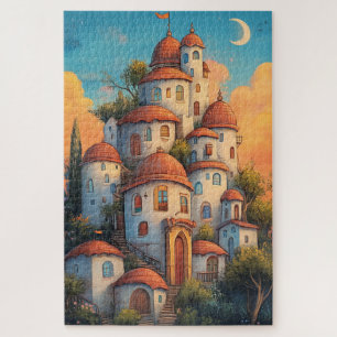 Oriental Fairy Tale Houses Jigsaw Puzzle