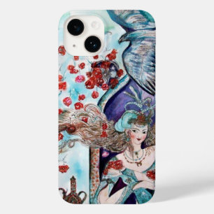ORIENTAL FAIRY TALE / PRINCESS,RED ROSES AND HAWK Case-Mate iPhone 14 CASE