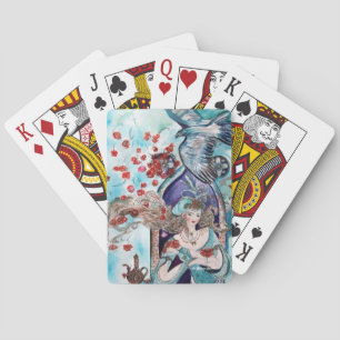 ORIENTAL FAIRY TALE ,Princess, Red Roses and Hawk Playing Cards