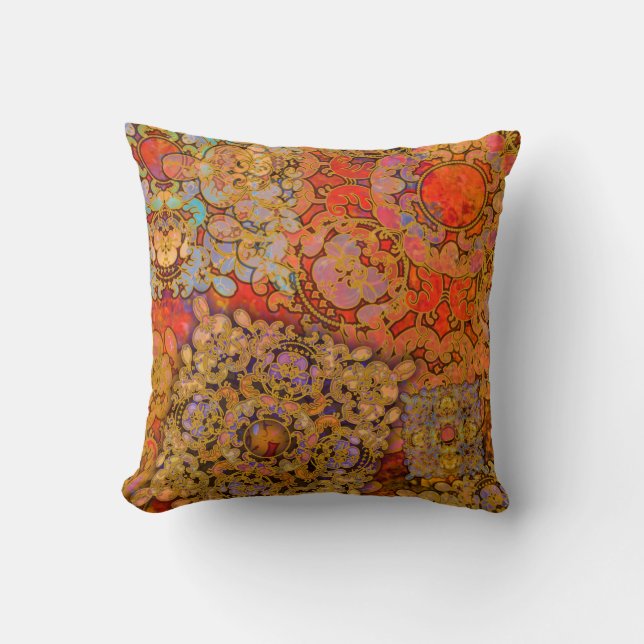 "Oriental Flare" Cushion (Front)