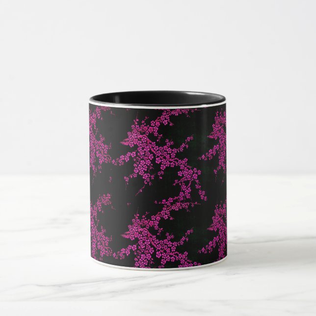 Oriental floral mug (Center)