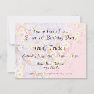 Oriental Floral Multi purpose Birthday Invitation