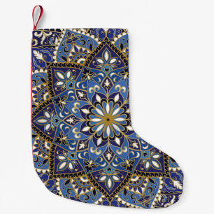 Oriental Floral: Vintage Carpet Small Christmas Stocking
