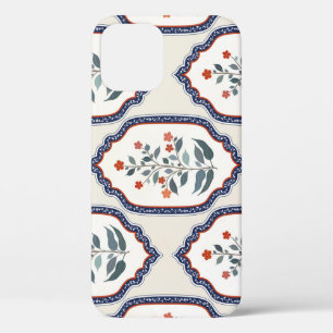 Oriental Flower Branches: Kalamkari Indian. iPhone 12 Case