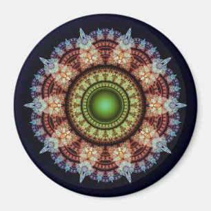 Oriental fractal splendid ornament magnet