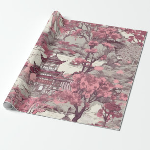 Oriental Gardens Wrapping Paper