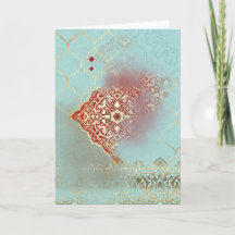 Oriental Glow - Greeting Card