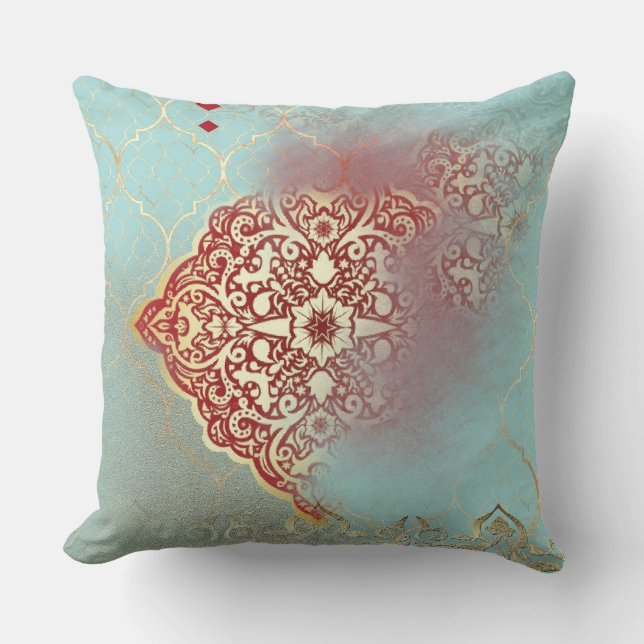 Oriental Glow - Pillow (Front)