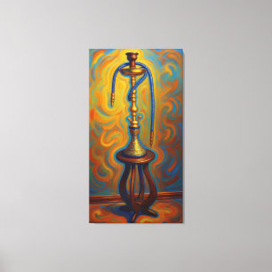 oriental hookah canvas art