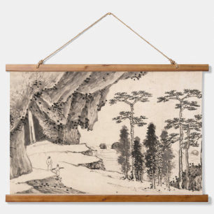 Oriental landscape hanging tapestry