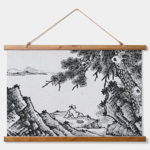 Oriental landscape hanging tapestry