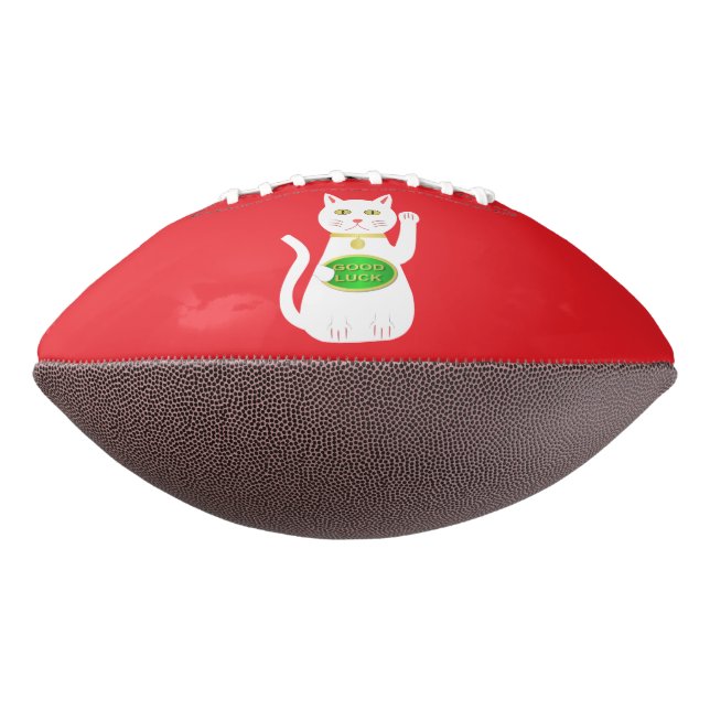 Oriental Lucky Cat American Football (Rotated 270)
