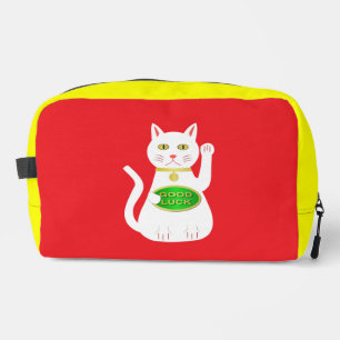 Oriental Lucky Cat Dopp Kit