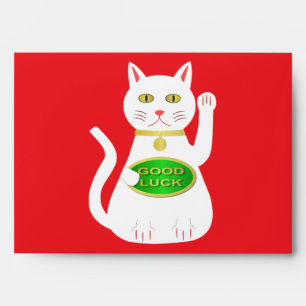 Oriental Lucky Cat Envelope