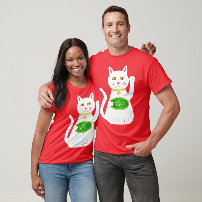 Oriental Lucky Cat T-Shirt (Unisex)