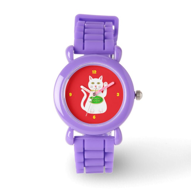 Oriental Lucky Cat Watch (Front)