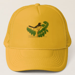 Oriental Magpie-Robin Trucker Hat