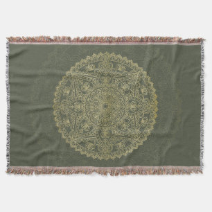 Oriental Mandal -Throw Blanket