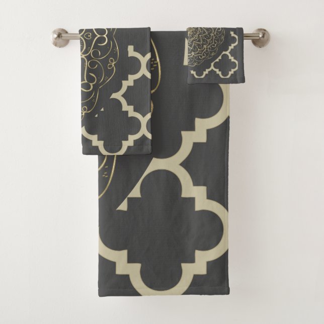 Oriental Mandala - Bathtowel Set (Insitu)