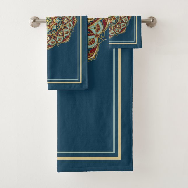 Oriental Mandala - Bathtowel Set (Insitu)