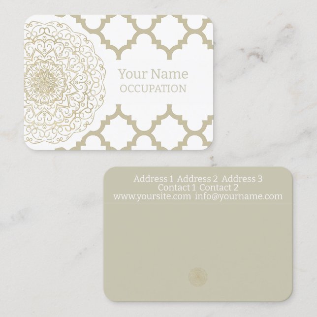 Oriental Mandala - Business Card (Front/Back)