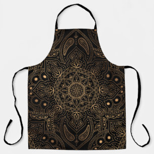 Oriental Mandala, Luxury Vintage Pattern. Apron