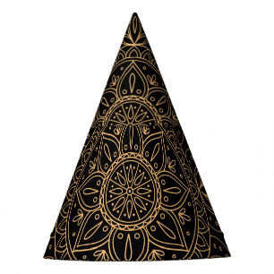 Oriental Mandala, Luxury Vintage Pattern. Party Hat