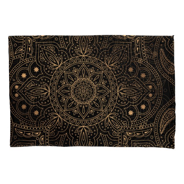 Oriental Mandala, Luxury Vintage Pattern. Pillowcase (Front)