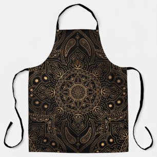 Oriental mandala royal seamless pattern apron