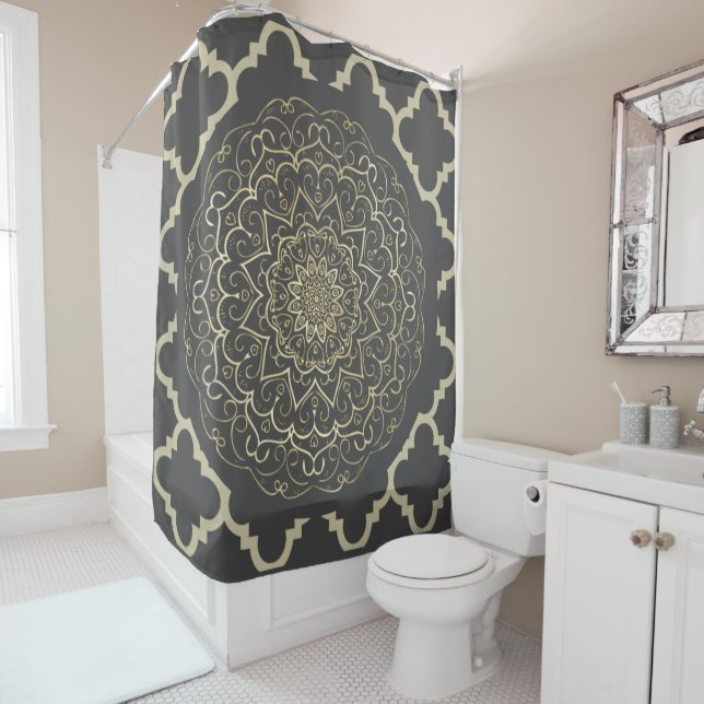 Oriental Mandala - Shower Curtain (In Situ)