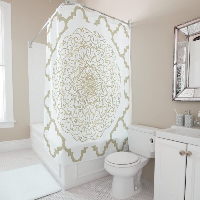 Oriental Mandala - Shower Curtain (In Situ)
