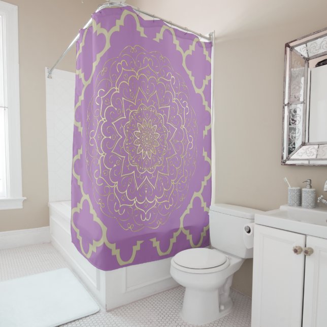 Oriental Mandala - Shower Curtain (In Situ)