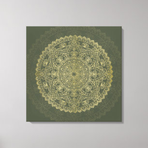 Oriental Mandala - Stretched Canvas Print