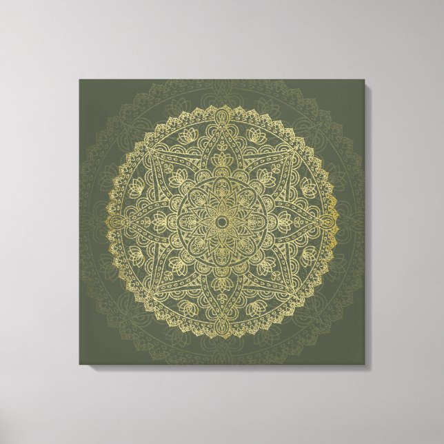 Oriental Mandala - Stretched Canvas Print (Front)