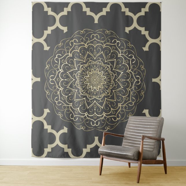 Oriental Mandala - Tapestry (In Situ)