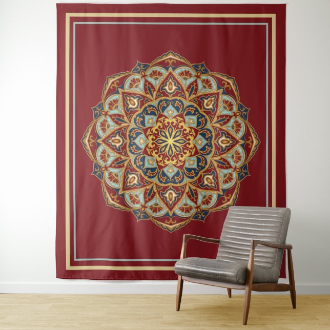 Oriental Mandala - Tapestry (In Situ)