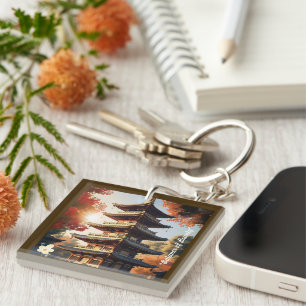 "Oriental Oasis" Key Ring