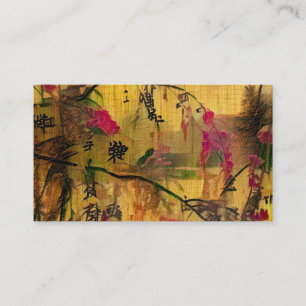Oriental Painting. Japanese style Business Card