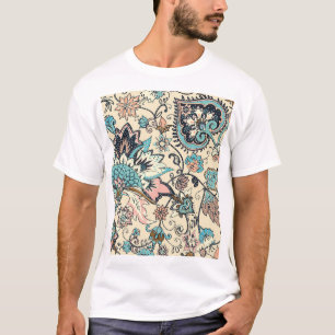 Oriental Paisley: Stylised Textile Elegance. T-Shirt