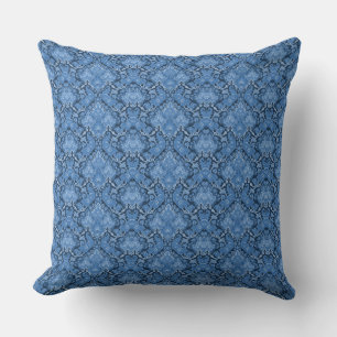 Oriental Pattern Blue Cushion