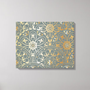 Oriental Pattern Mandala - Wrapped Canvas
