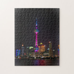 Oriental Pearl Tower - Shanghai - 11x14 - 252 pcs Jigsaw Puzzle