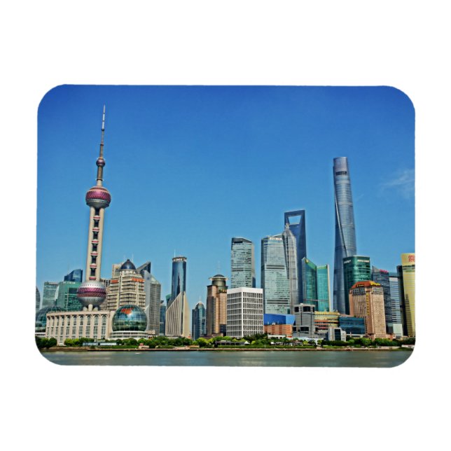 Oriental Pearl Tower - Shanghai, China - Magnet (Horizontal)