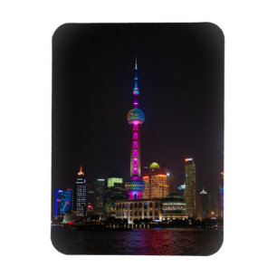 Oriental Pearl Tower - Shanghai, China - Magnet